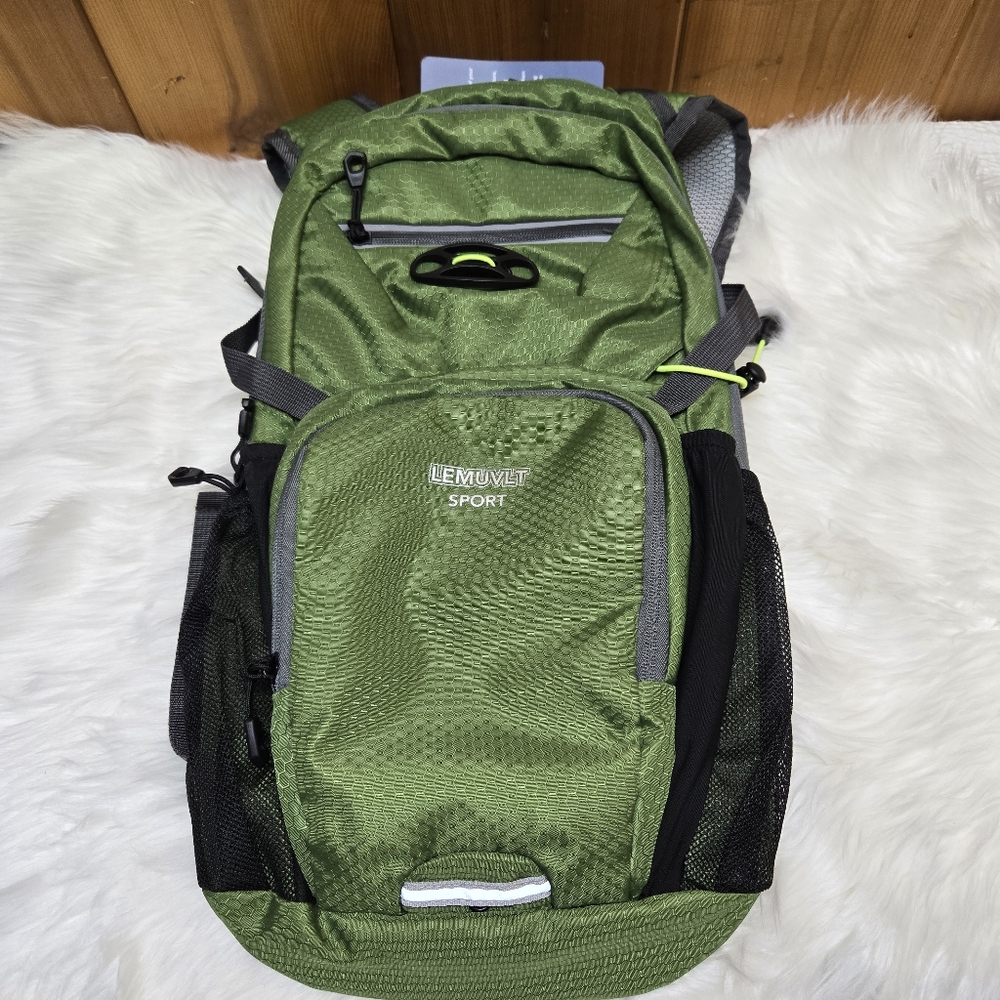 Hiking Daypack15LLightweight & Durable Ideal Backpack Outdoor Activities Green